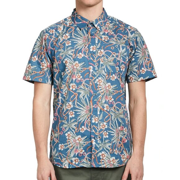 Patagonia Go To Shirt Dirt Bags Multi: Abalone Blue M - Picture 1 of 10